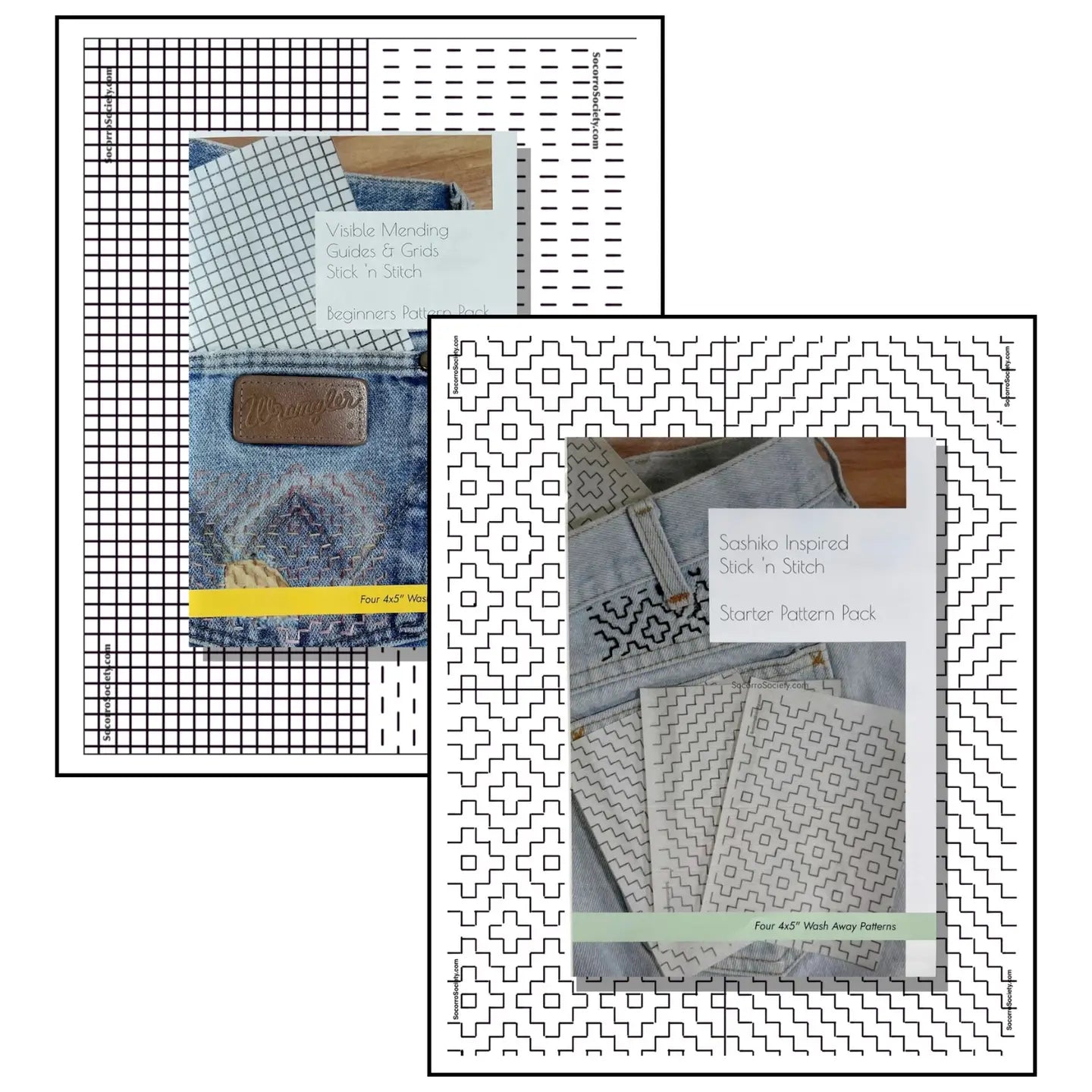 Basics of Visible mending Kit w/Embroidery Booklet + Tools