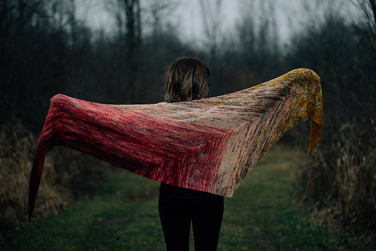 Find Your Fade Shawl Pattern by Andrea Mowery