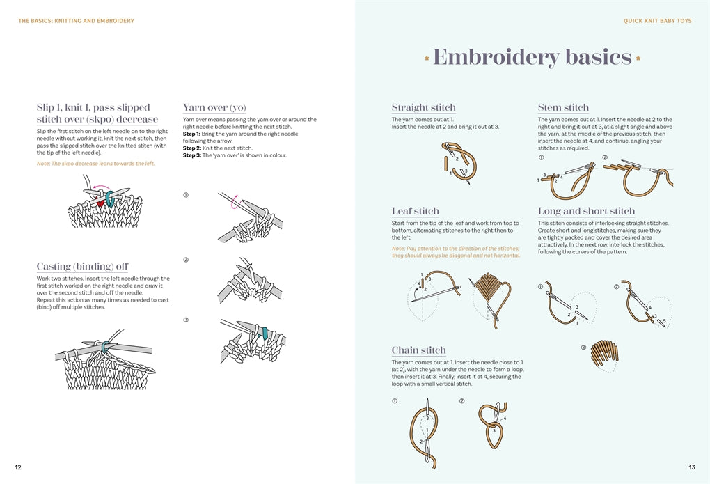 Quick Knit Baby Toys by Juliette Michelet