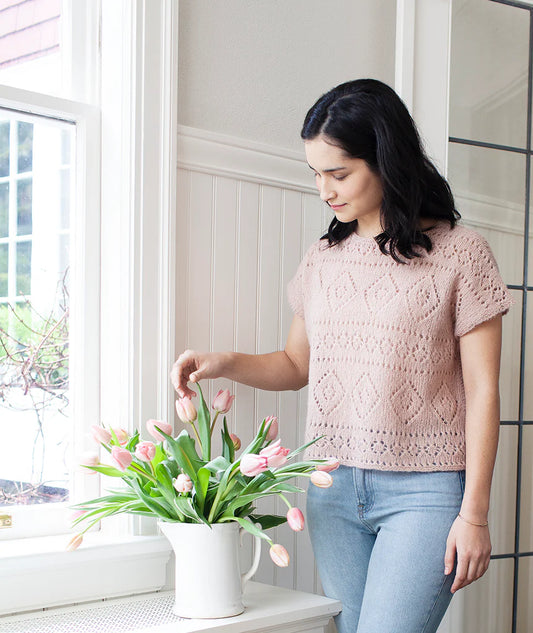 Boxy Lace Tee Pattern by Churchmouse