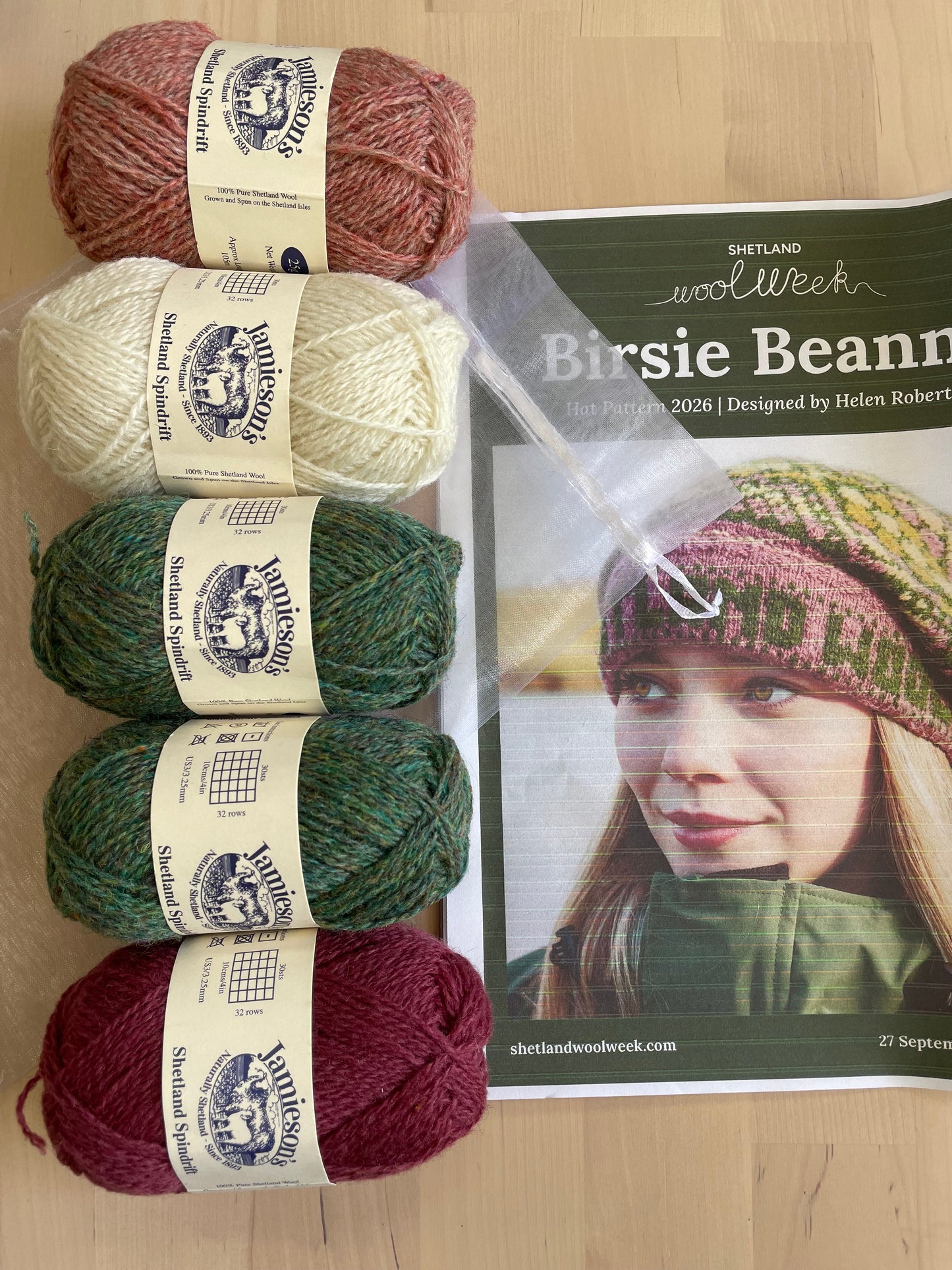 Birsie Beanny Hat Kit Wool Week 2026