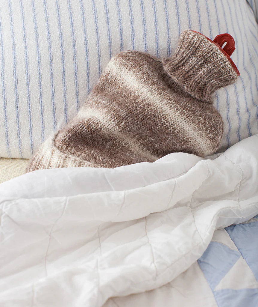 Hot Water Bottle Cozy Pattern by Churchmouse