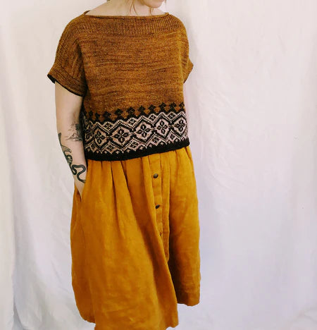 Navelli Sweater Pattern by Caitlin Hunter