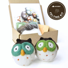 Load image into Gallery viewer, Needle Felting Kit Owl