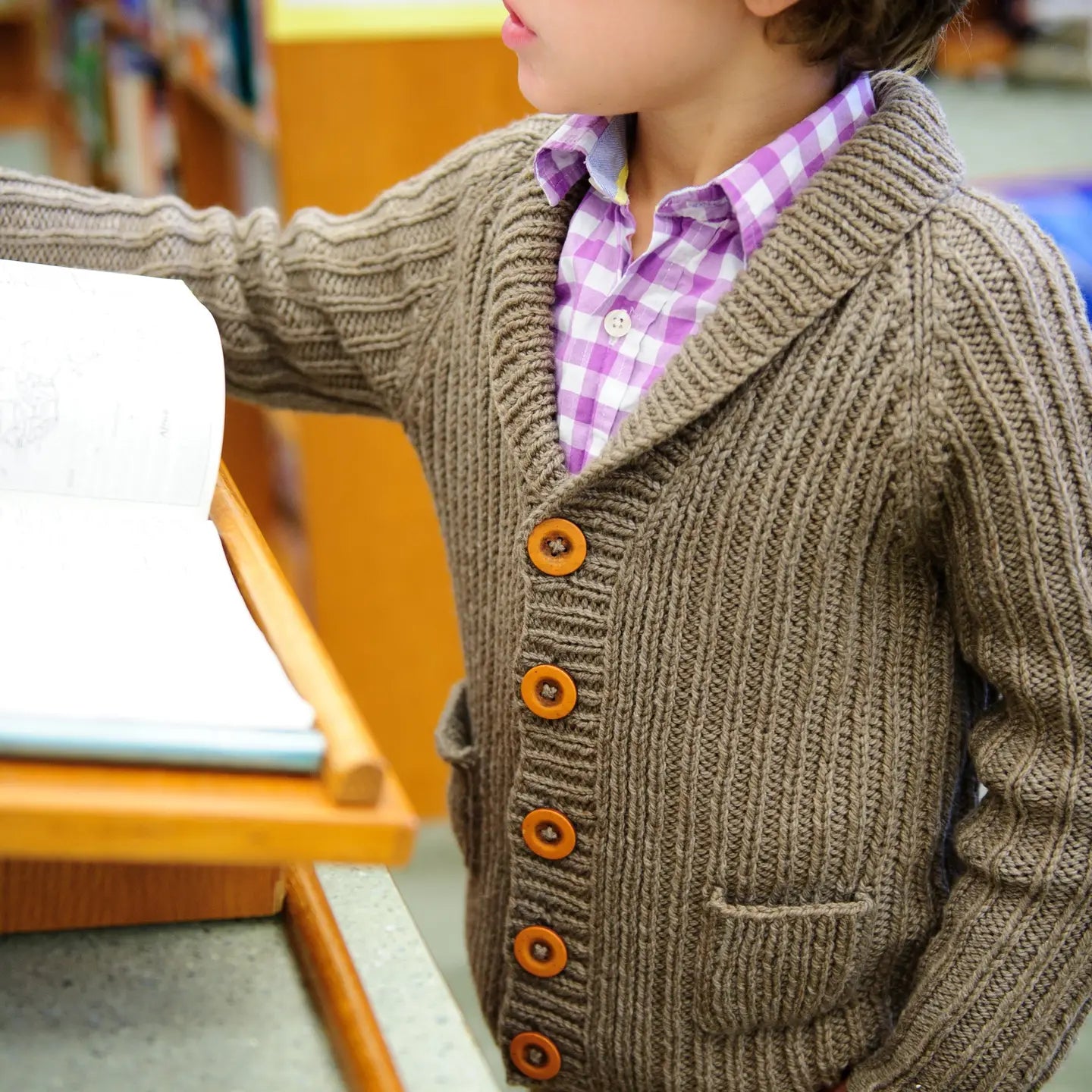 Library Child's Cardigan Pattern