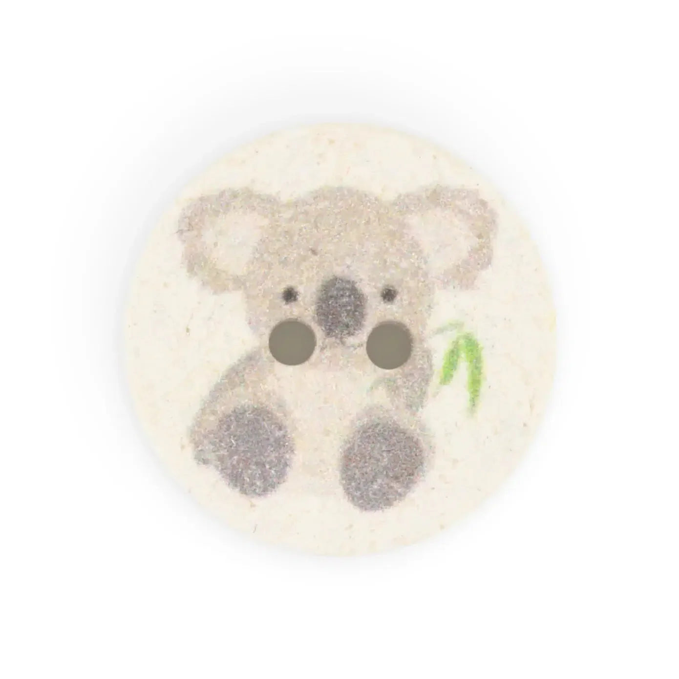 18mm Recycled Cotton Koala Button (each)