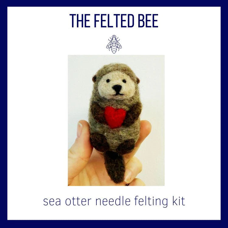 Sea Otter Needle Felting Kit