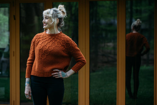 Wool & Honey Sweater Pattern by Andrea Mowery