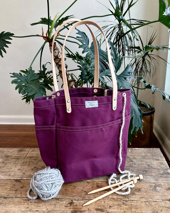 Artifact Knitting & Crochet Project Tote Bag in Duck Canvas