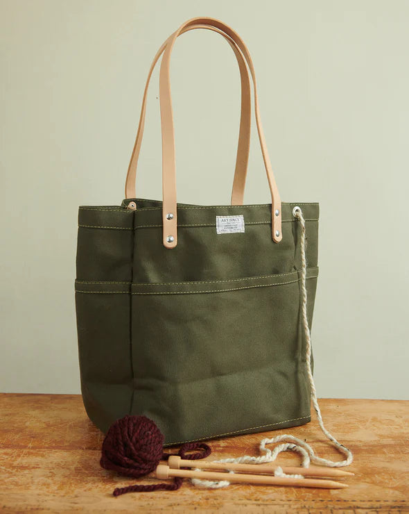 Artifact Knitting & Crochet Project Tote Bag in Duck Canvas