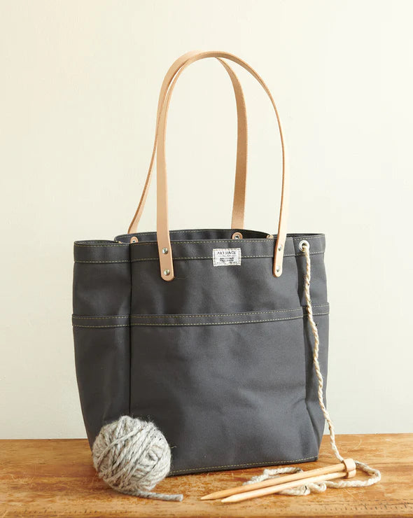 Artifact Knitting & Crochet Project Tote Bag in Duck Canvas
