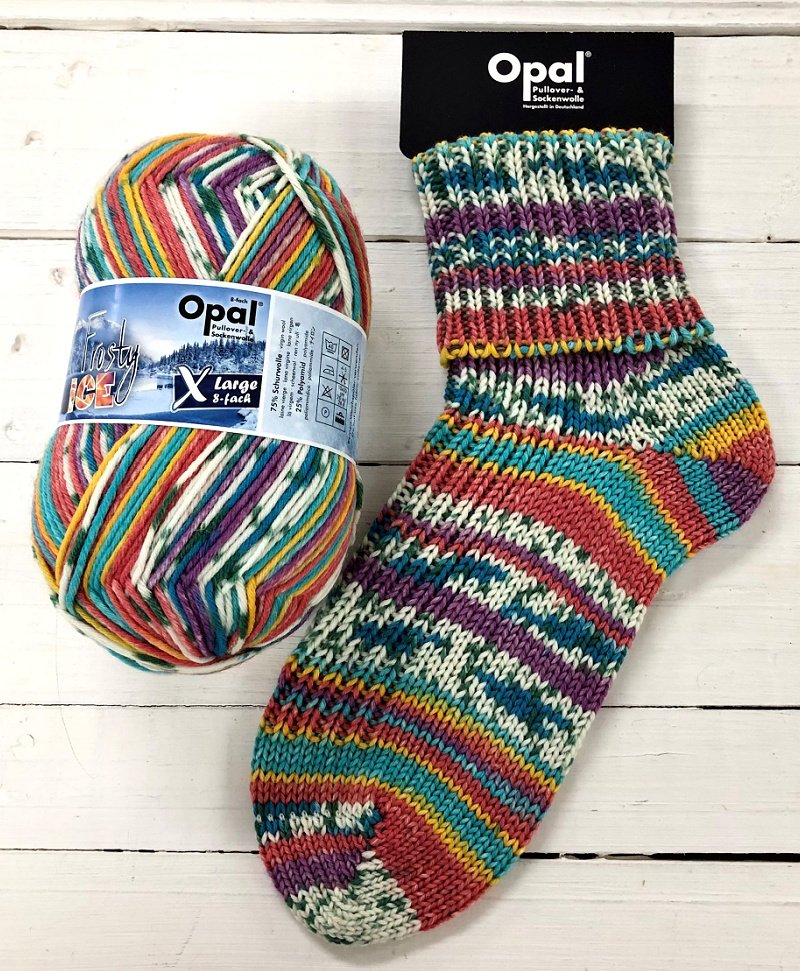 Opal Frosty Ice XL 8ply Sock