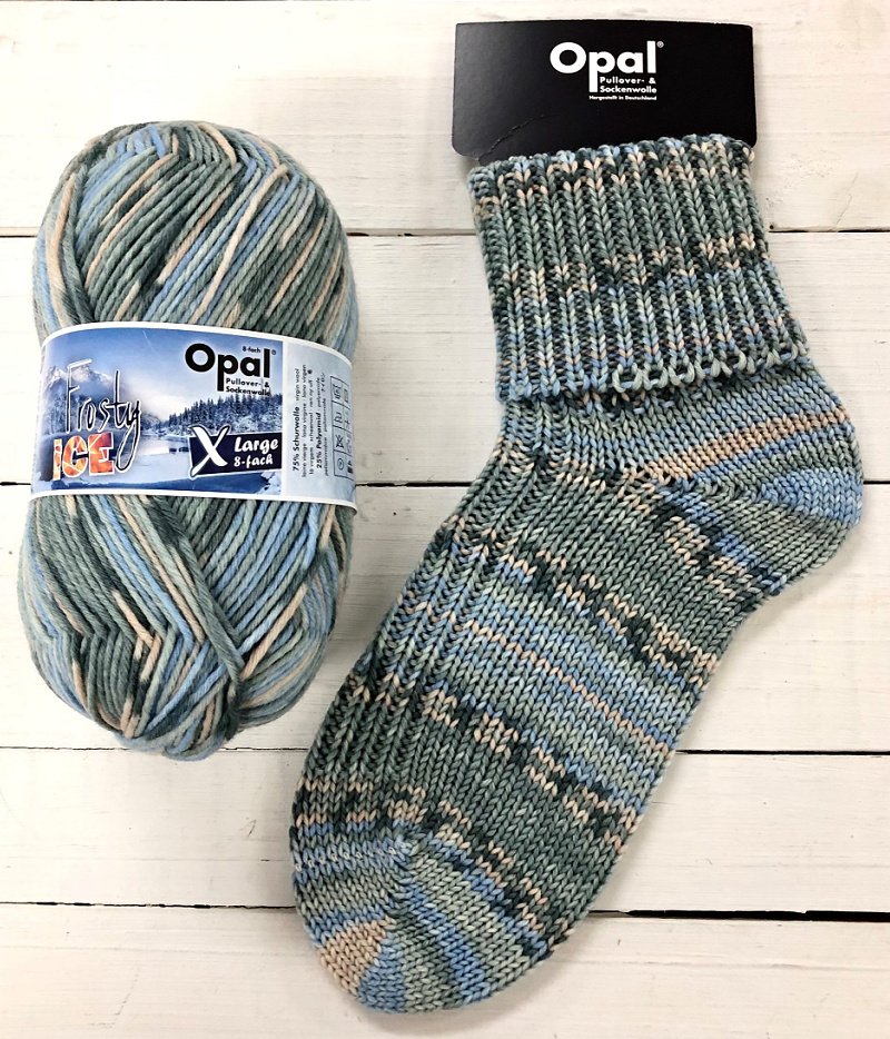 Opal Frosty Ice XL 8ply Sock