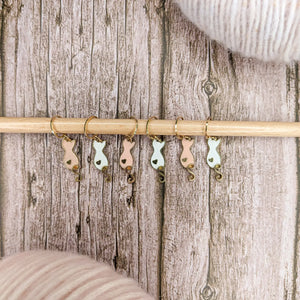 Cats Heart Stitch Markers