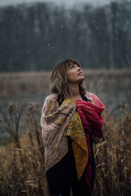 Find Your Fade Shawl Pattern by Andrea Mowery