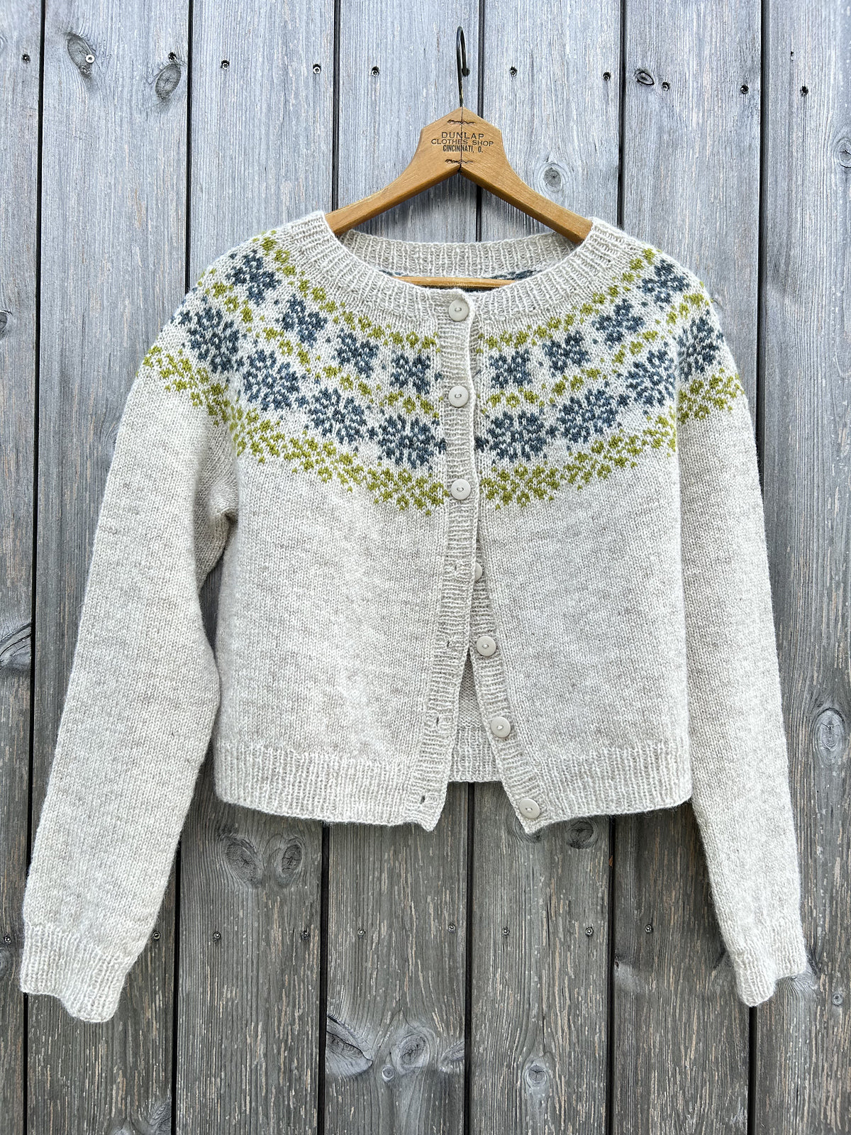 Augusta Colorwork Steeked Cardigan