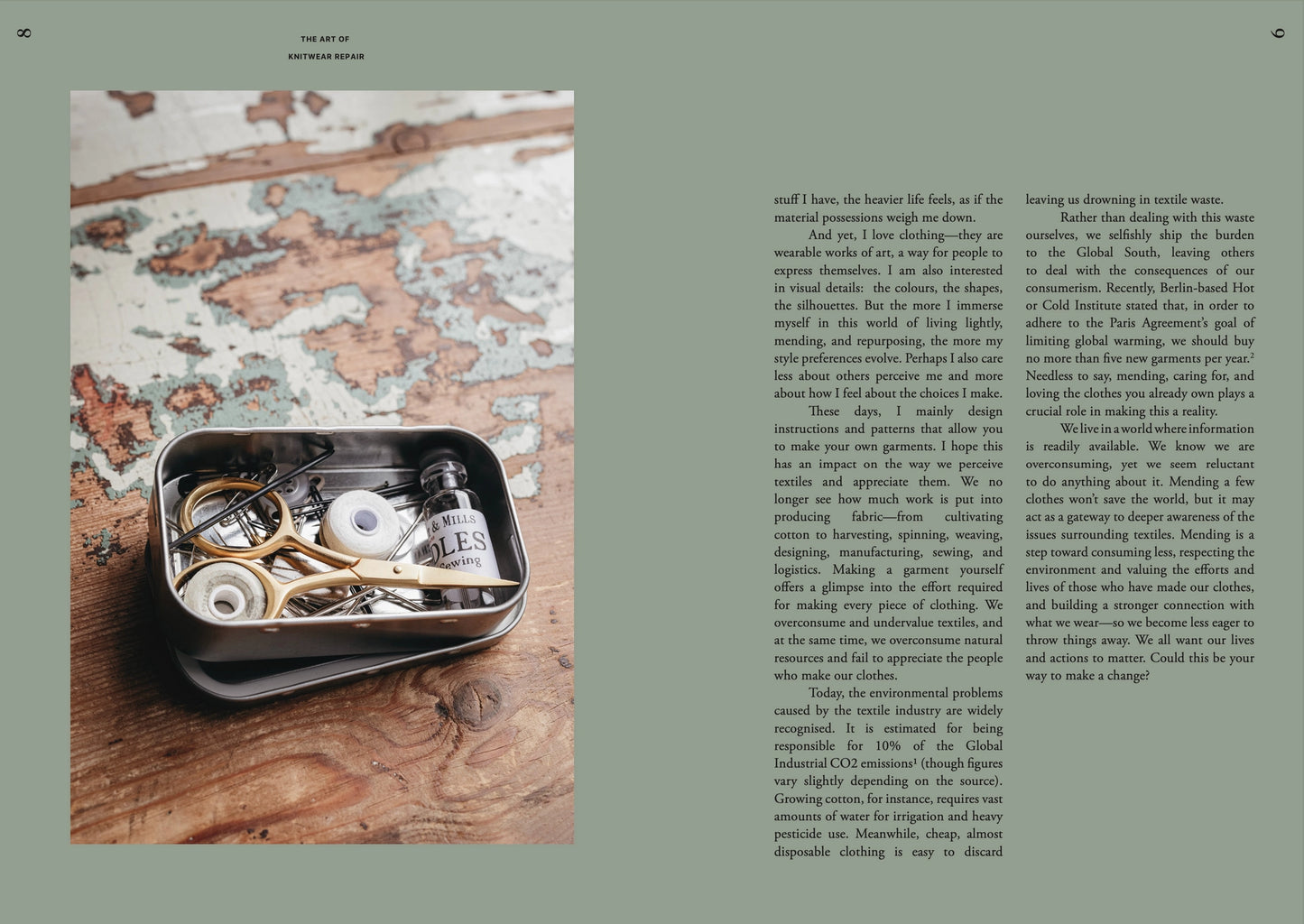 The Art of Knitwear Repair by Minttu Wikberg