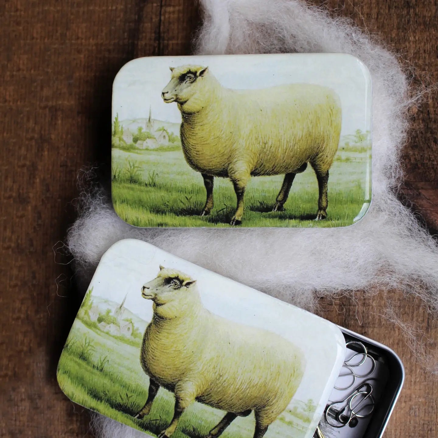 Never Not Knitting Sheep Knit Kit Tin