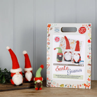 Santa Gnomes Needle Felting Kit