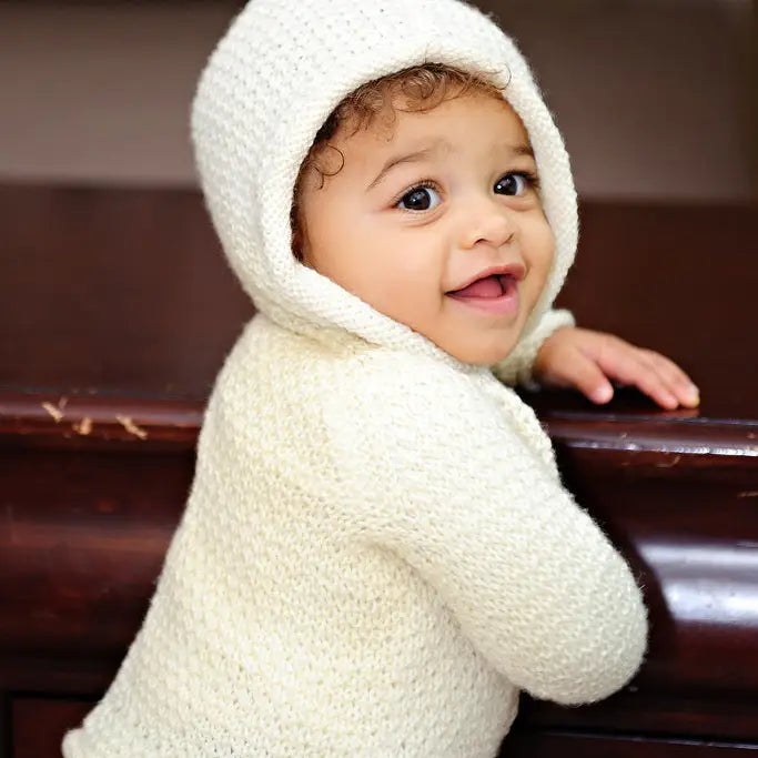 Sugar Bear Hooded Cardi Pattern
