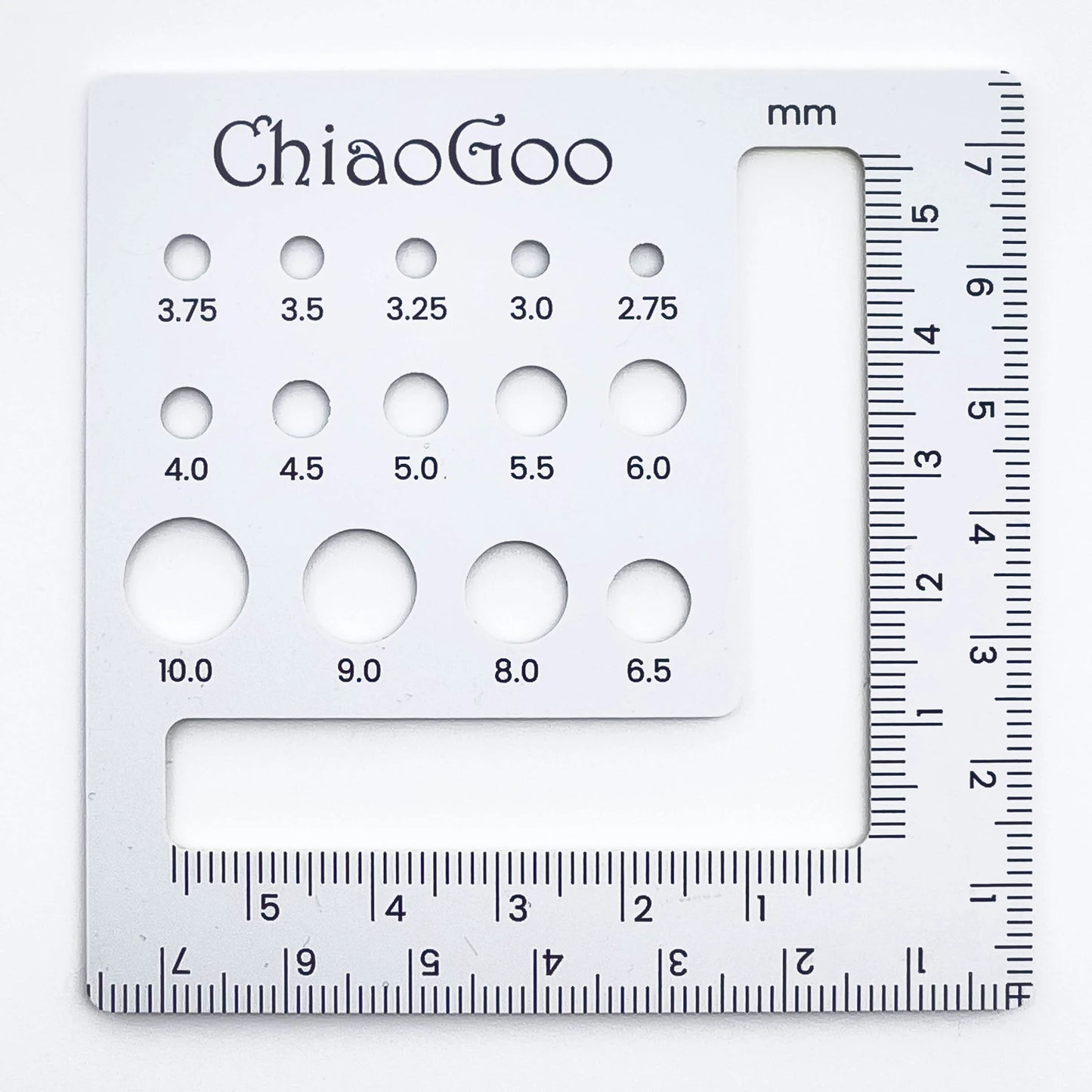 ChiaoGoo Needle Swatch Gauge Small