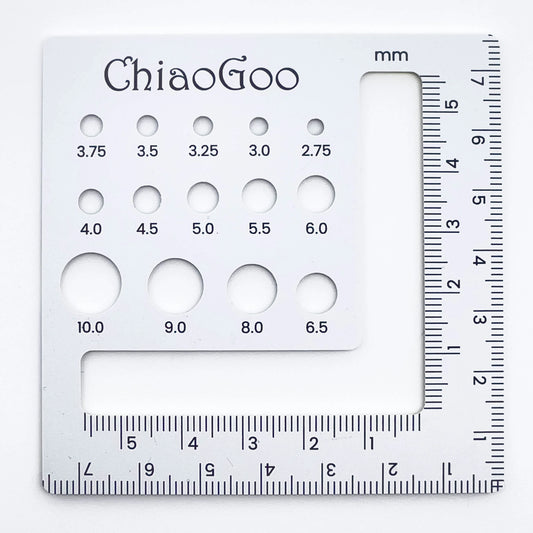 ChiaoGoo Needle Swatch Gauge Small