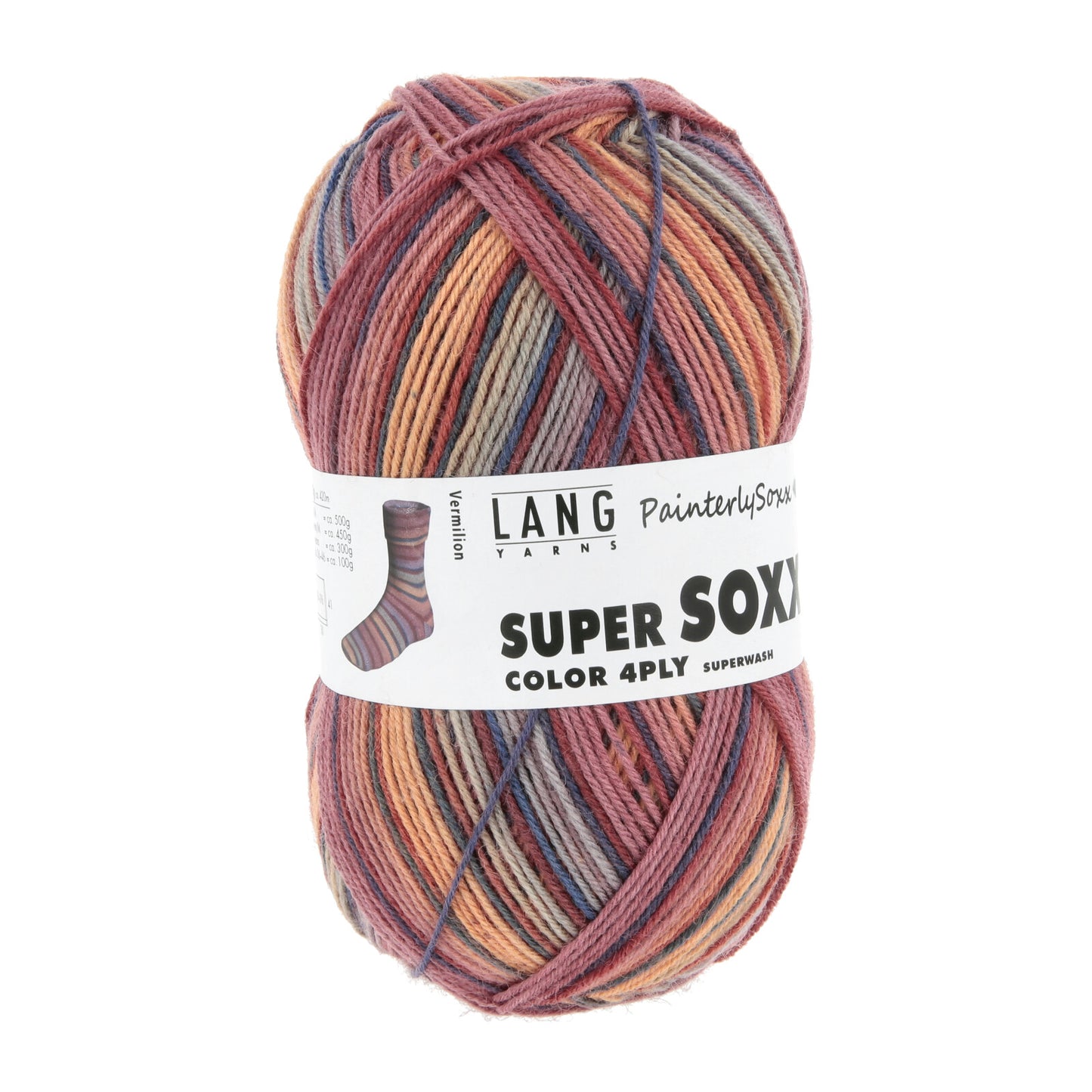 Lang Super Soxx Color 4-Ply