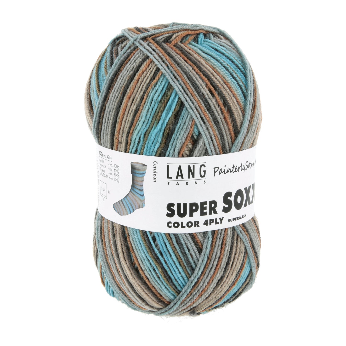 Lang Super Soxx Color 4-Ply