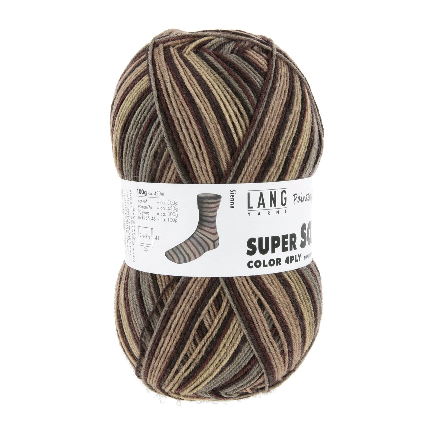 Lang Super Soxx Color 4-Ply