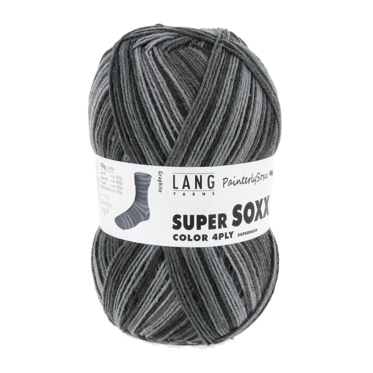 Lang Super Soxx Color 4-Ply