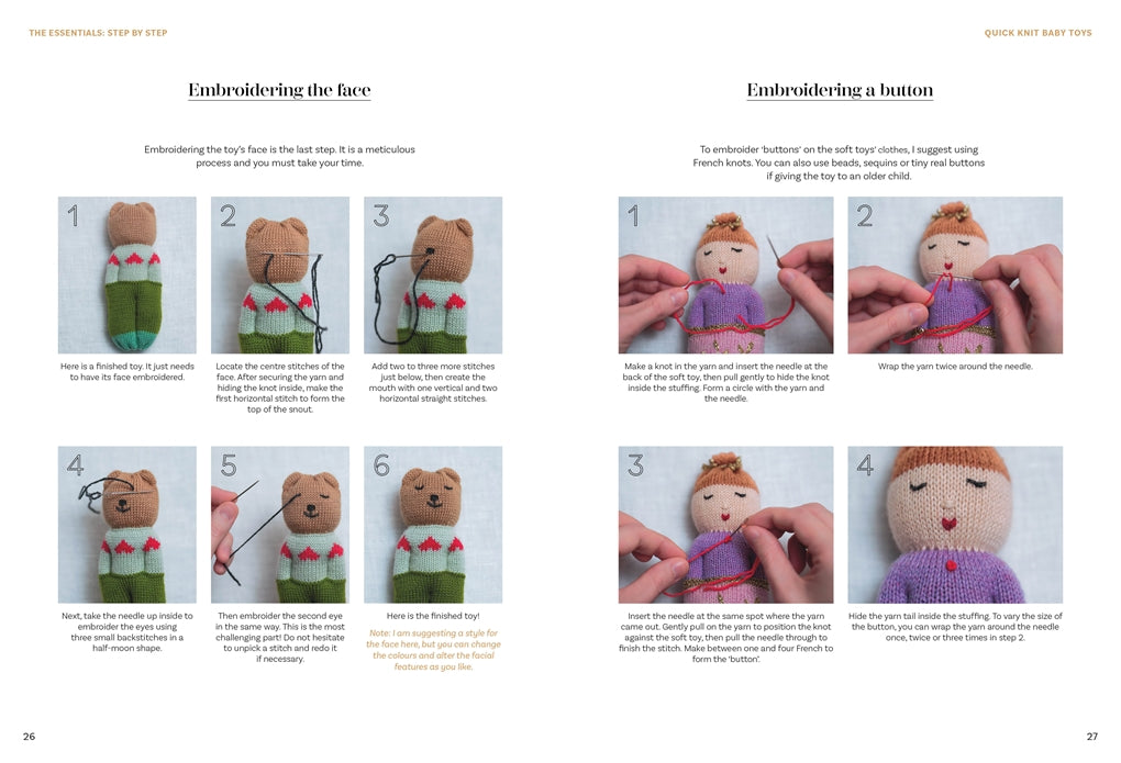 Quick Knit Baby Toys by Juliette Michelet