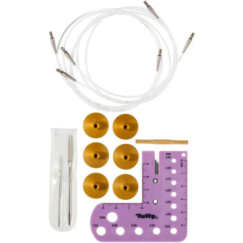 Tulip CarryC Long Interchangeable Bamboo Needle Set