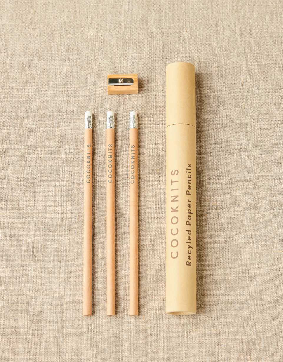 Cocoknits Recycled Paper Pencils