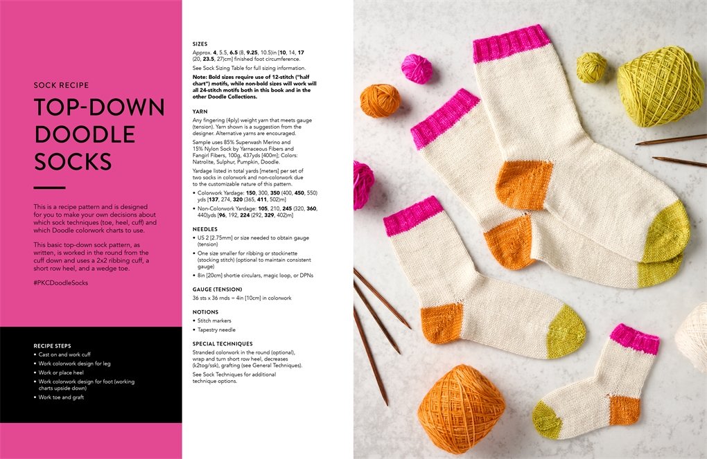 The Doodle Sock Knitting Directory by Jamie Lomax