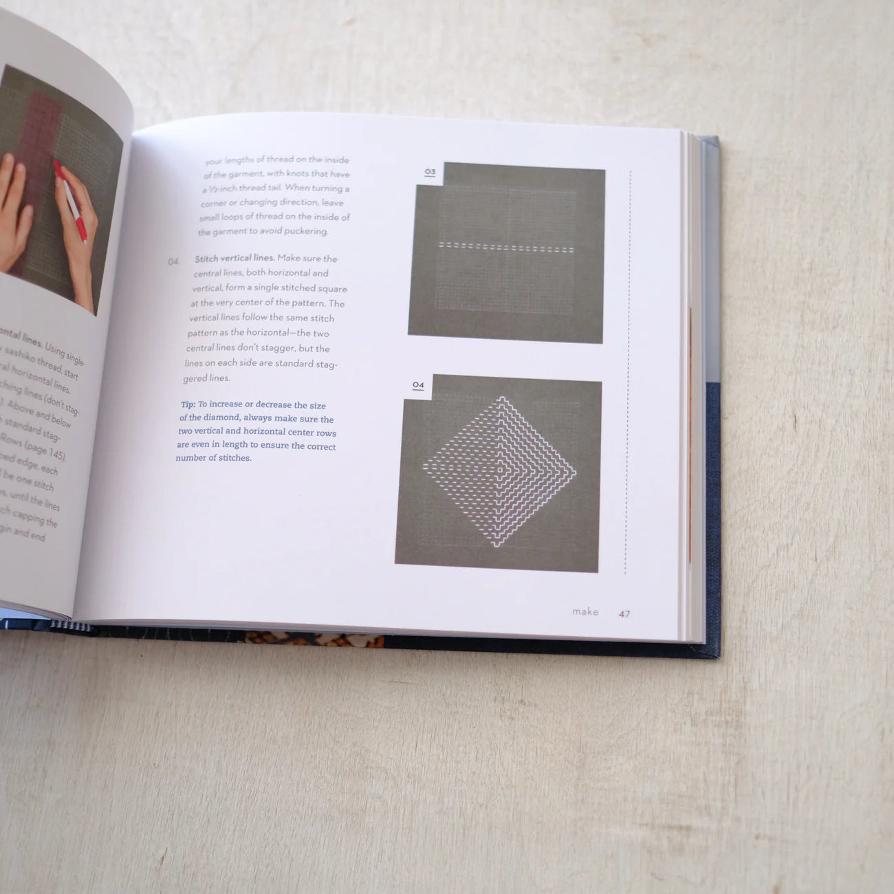 Make and Mend: Sashiko-Inspired Embroidery Projects by Jessica Marquez