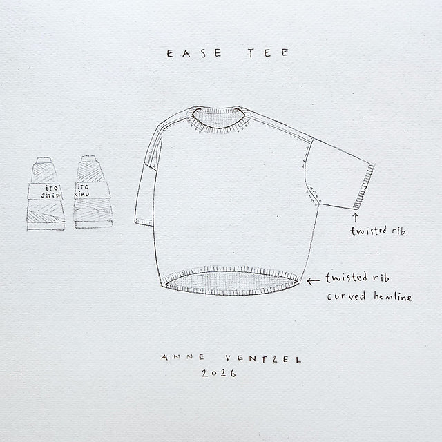 The Ease Tee by Anne Ventzel
