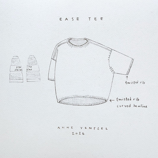 The Ease Tee by Anne Ventzel