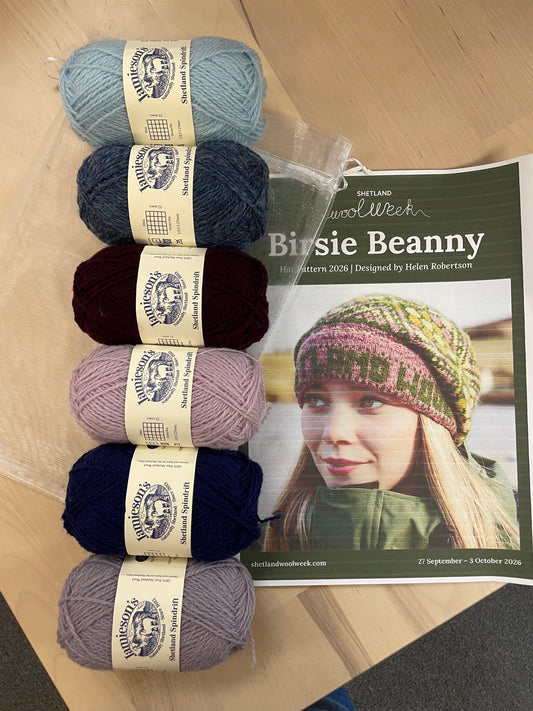 Birsie Beanny Hat Kit Wool Week 2026