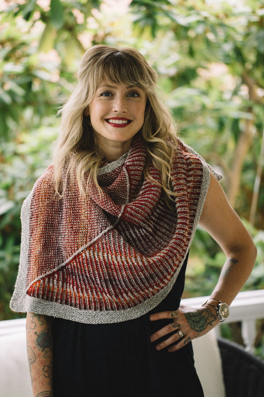 Cinnabar Shawl Pattern by Andrea Mowery