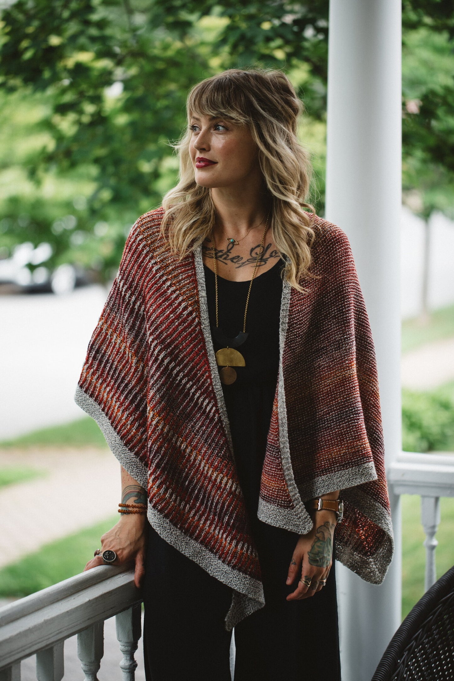 Cinnabar Shawl - Drea Renee Knits