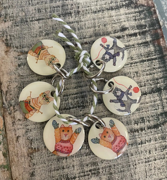 Emma Ball Stitch Markers