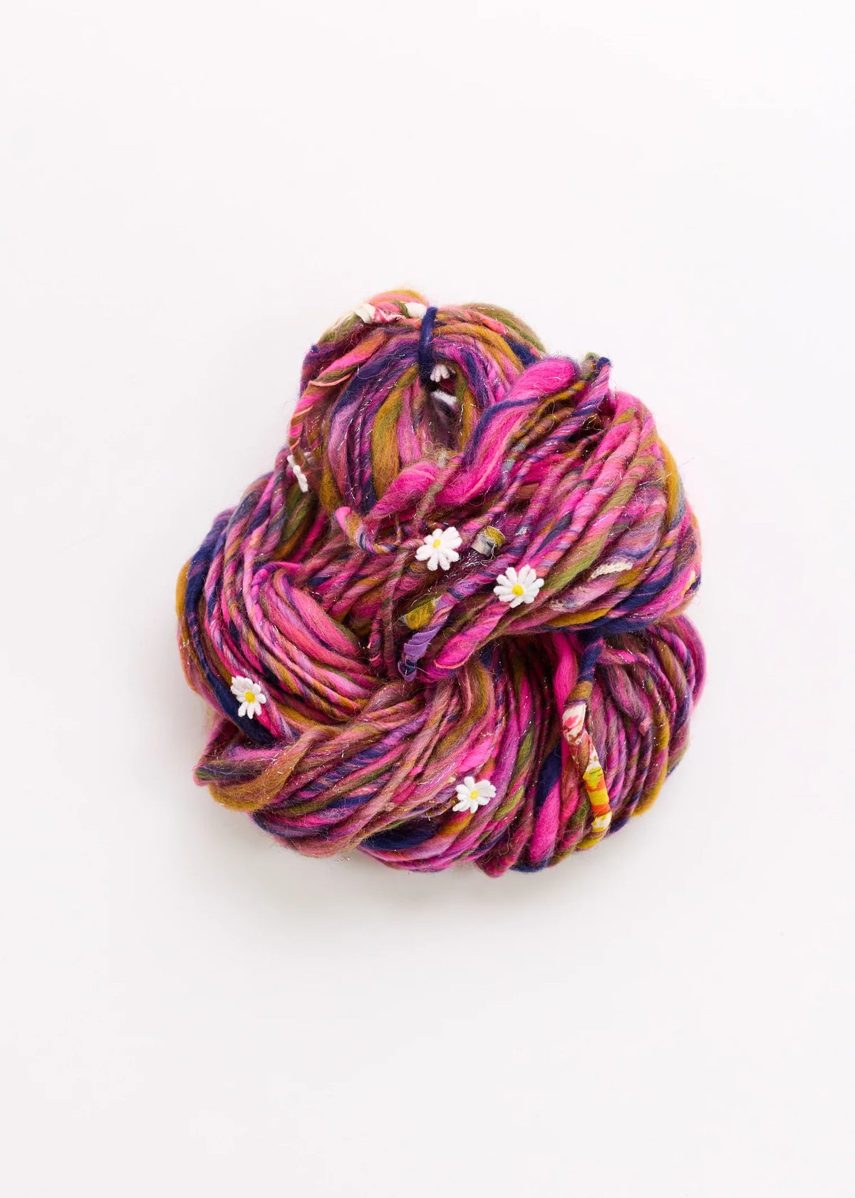 Knit Collage Daisy Chain