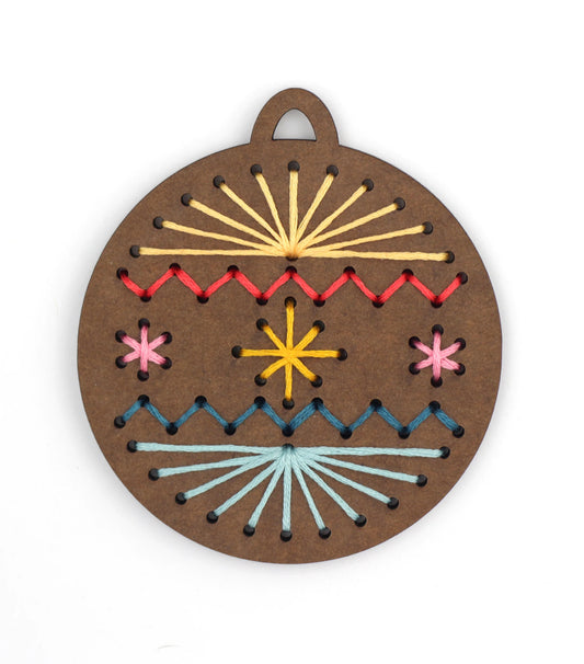 Wooden Stitched Ornament Kit