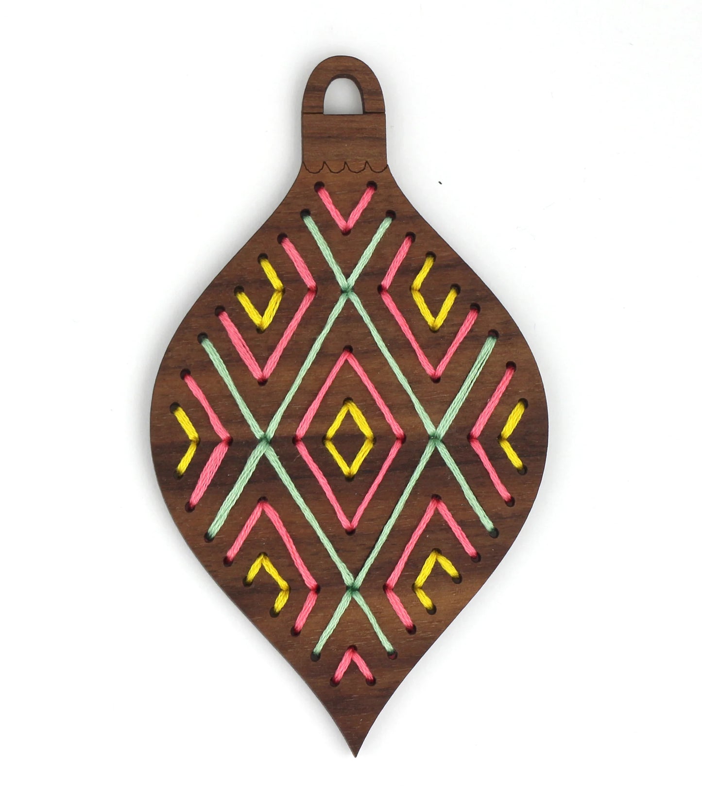 Wooden Stitched Ornament Kit