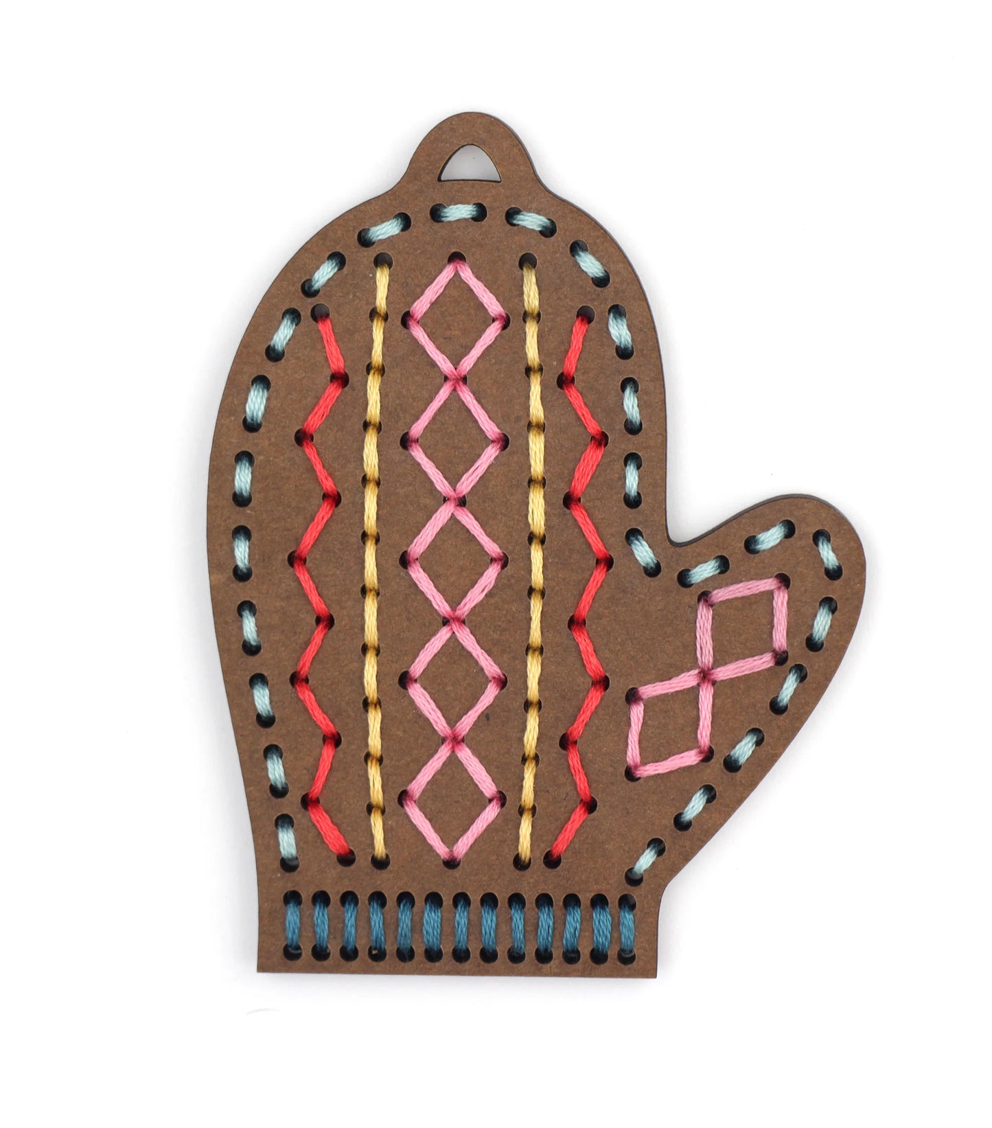 Wooden Stitched Ornament Kit