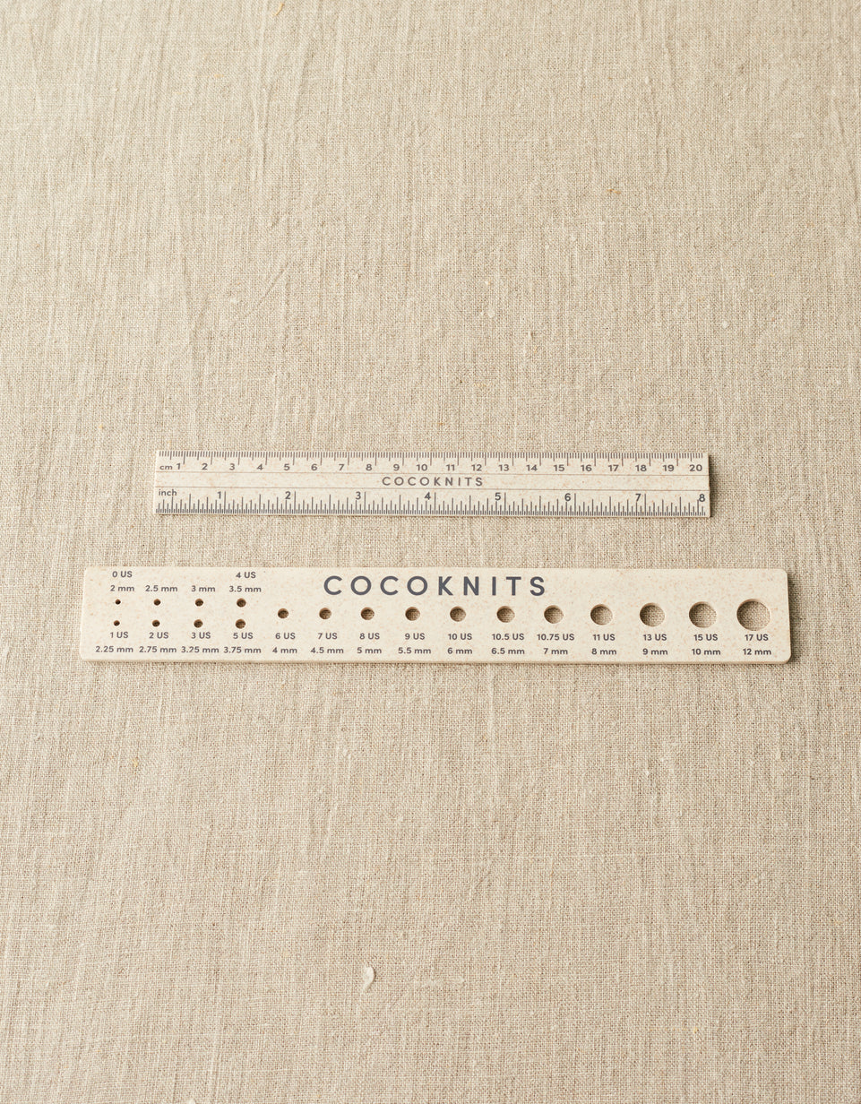 Cocoknits Ruler and Gauge Set