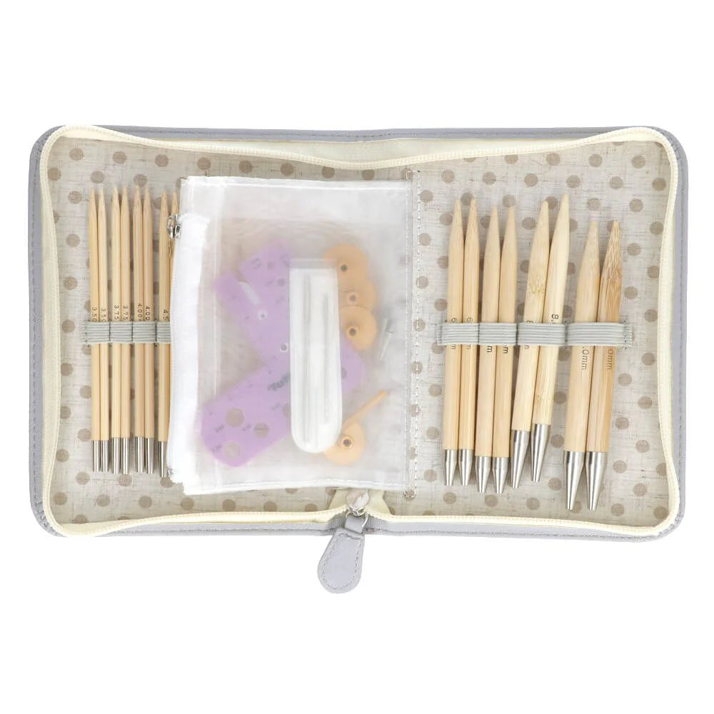 Tulip CarryC Long Interchangeable Bamboo Needle Set