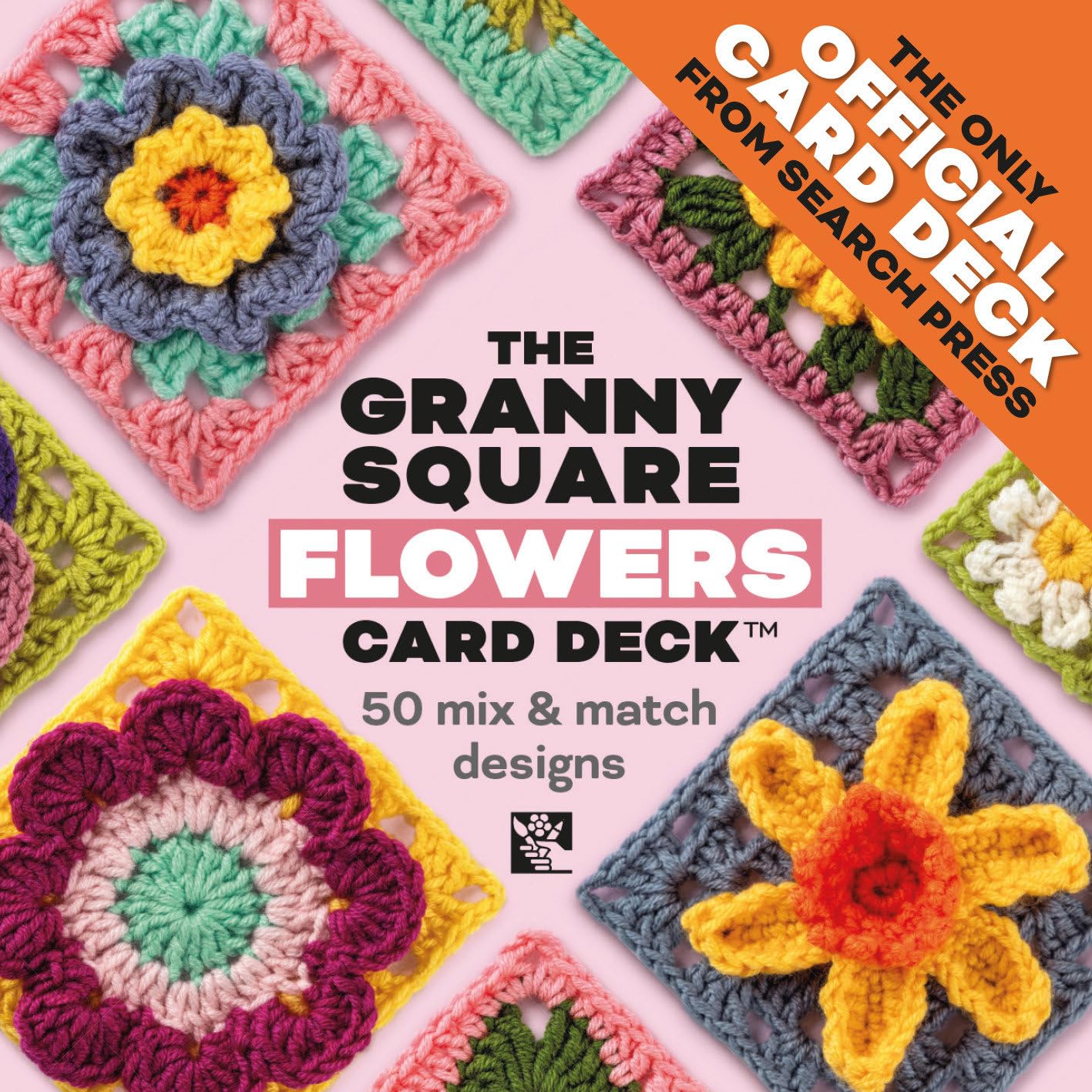 Granny Square Flowers Card Deck by Claire Montgomerie