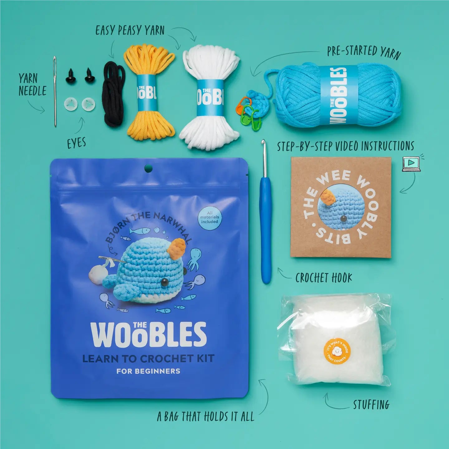 The Woobles Crochet Kits