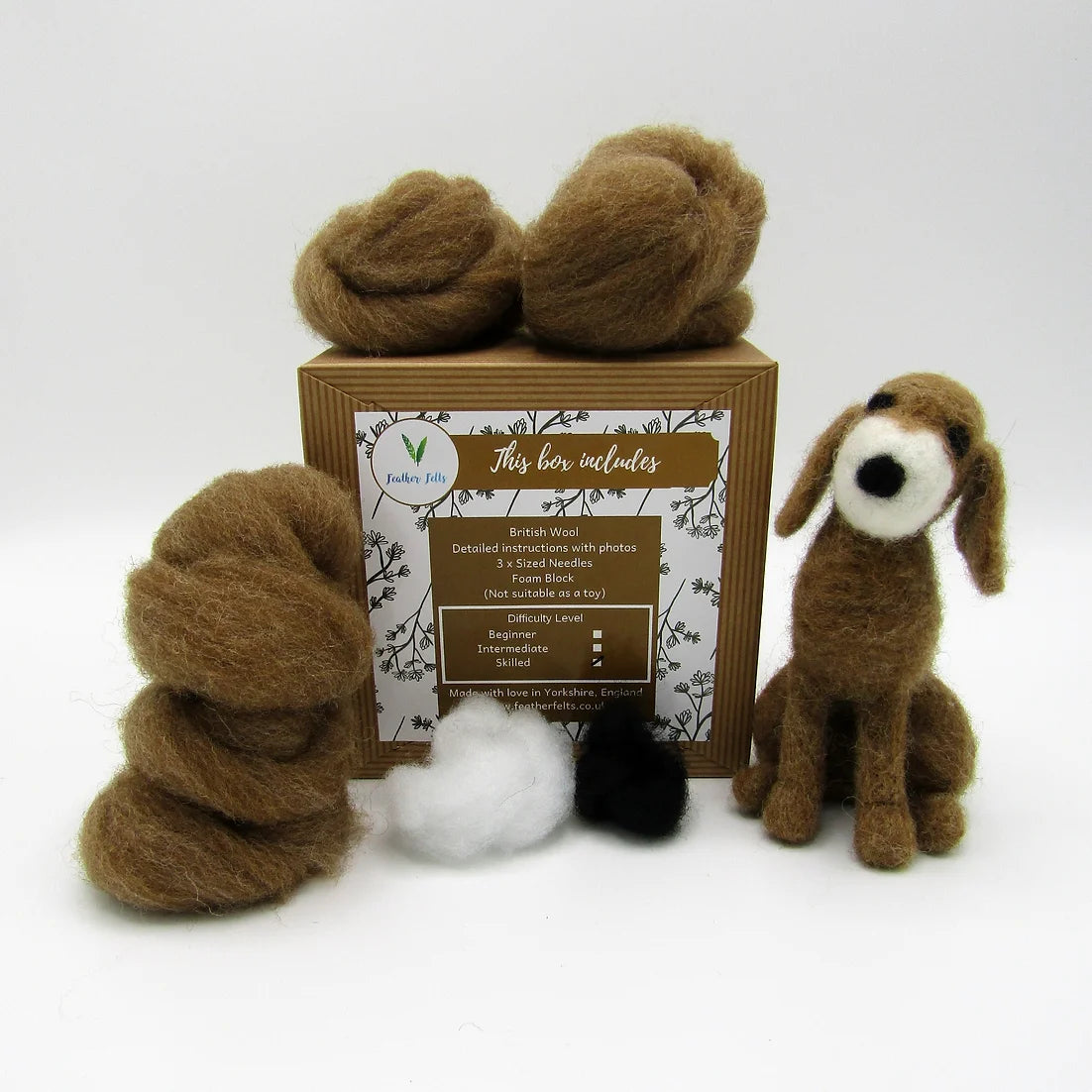 Floppy Dog Needle Felting Kit